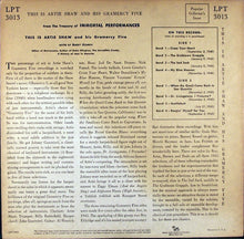 Laden Sie das Bild in den Galerie-Viewer, Artie Shaw And His Gramercy Five : This Is Artie Shaw And His Gramercy Five (10", Album, Comp, Mono)