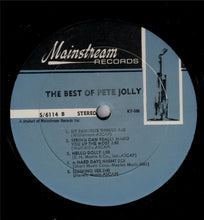Load image into Gallery viewer, Pete Jolly : The Best Of Pete Jolly (LP, Album, Comp)
