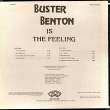 Laden Sie das Bild in den Galerie-Viewer, Buster Benton : Is The Feeling (LP)