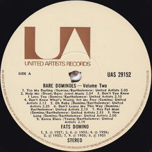 Load image into Gallery viewer, Fats Domino : Rare Dominos Volume Two (LP, Comp)