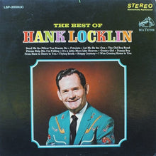 Load image into Gallery viewer, Hank Locklin : The Best Of Hank Locklin (LP, Album, Comp)