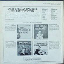 Load image into Gallery viewer, Hank Locklin : The Best Of Hank Locklin (LP, Album, Comp)