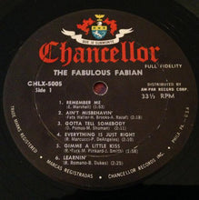 Charger l'image dans la galerie, Fabian (6) : The Fabulous Fabian (LP, Album, Mono, Roc)