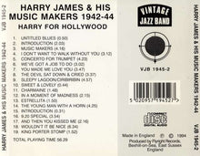 Load image into Gallery viewer, Harry James & His Music Makers : Harry For Hollywood (CD, Album)