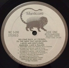 Load image into Gallery viewer, Emerson, Lake & Palmer : Welcome Back My Friends To The Show That Never Ends ~ Ladies And Gentlemen (3xLP, Album, PRC)