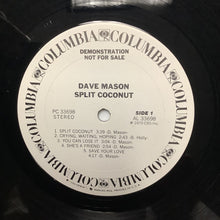 Charger l'image dans la galerie, Dave Mason : Split Coconut (LP, Album, Promo, Gat)