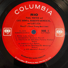 Charger l'image dans la galerie, Paul Winter (2) / Luiz Bonfa* / Roberto Menescal / Luiz Eça : Rio (LP, Album, Mono, Pit)