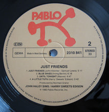 Laden Sie das Bild in den Galerie-Viewer, John Haley Sims*, Harry Sweets Edison* : Just Friends (LP, Album)
