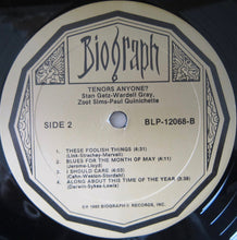 Load image into Gallery viewer, Stan Getz, Zoot Sims, Wardell Gray, Paul Quinichette : Tenors Anyone? (LP, RE)
