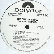 Laden Sie das Bild in den Galerie-Viewer, The Curtis Bros. : The Curtis Bros. (LP, Album, Promo)