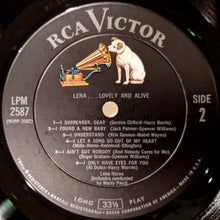 Load image into Gallery viewer, Lena* : Lovely And Alive (LP, Mono)
