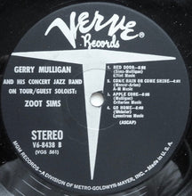 Charger l'image dans la galerie, Gerry Mulligan And The Concert Jazz Band* Guest Soloist: Zoot Sims : Gerry Mulligan And The Concert Jazz Band On Tour (LP, Album)