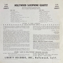 Load image into Gallery viewer, Hollywood Saxophone Quartet : Jazz In Hollywood (LP, Album, Mono)
