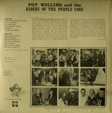 Laden Sie das Bild in den Galerie-Viewer, Foy Willing And The Riders Of The Purple Sage* : Foy Willing And The Riders Of The Purple Sage (LP)