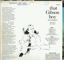 Load image into Gallery viewer, Don Gibson : That Gibson Boy (LP, Album, Ind)