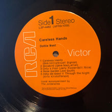 Laden Sie das Bild in den Galerie-Viewer, Dottie West : Careless Hands (LP, Album)