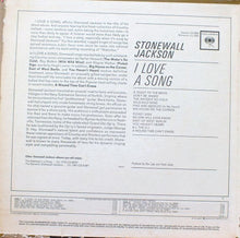 Charger l'image dans la galerie, Stonewall Jackson : I Love A Song (LP, Mono)