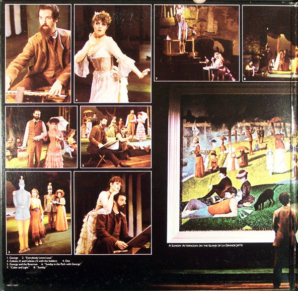 Stephen Sondheim – Sunday hot In The Park With George (A Musical) Vinyl Record LP