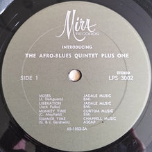 Charger l'image dans la galerie, The Afro Blues Quintet Plus One : Introducing (LP, Album)