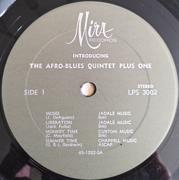 Buy The Afro Blues Quintet Plus One : Introducing (LP, Album