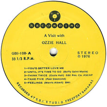 Load image into Gallery viewer, Ozzie Hall : A Visit With Ozzie Hall (LP, Album)