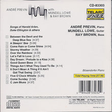 Load image into Gallery viewer, André Previn With Mundell Lowe & Ray Brown : Uptown (CD, Album)