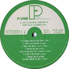 Load image into Gallery viewer, Lattimore Brown : Lattimore Brown (LP, Comp)
