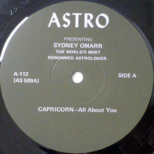 Load image into Gallery viewer, Sydney Omarr : Capricorn: December 22 to January 19 (LP, Album)