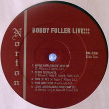 Load image into Gallery viewer, Bobby Fuller : Bobby Fuller Live!!! (LP, Comp)