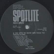 Load image into Gallery viewer, Al Haig, Allen Eager And Stan Getz : Al Haig Meets The Master Saxes (Volume Two) (LP, Comp, Mono)