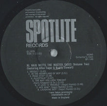 Load image into Gallery viewer, Al Haig, Allen Eager And Stan Getz : Al Haig Meets The Master Saxes (Volume Two) (LP, Comp, Mono)