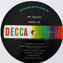 Load image into Gallery viewer, Brenda Lee : The Versatile Brenda Lee (LP)
