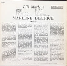 Load image into Gallery viewer, Marlene Dietrich : Lili Marlene (Sung In German) (LP, Comp, Mono, RP)