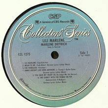 Load image into Gallery viewer, Marlene Dietrich : Lili Marlene (Sung In German) (LP, Comp, Mono, RP)