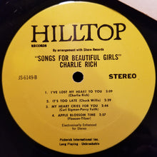 Load image into Gallery viewer, Charlie Rich : Songs For Beautiful Girls (LP, Comp)
