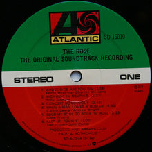 Load image into Gallery viewer, Bette Midler : The Rose - The Original Soundtrack Recording (LP, Album, MO )