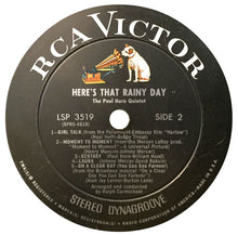 Charger l'image dans la galerie, The Paul Horn Quintet : Here's That Rainy Day (LP, Album)