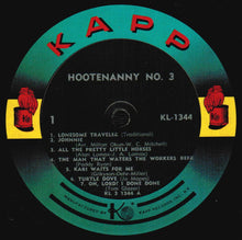 Laden Sie das Bild in den Galerie-Viewer, Various : Hootenanny No. 3 (LP, Comp, Mono)