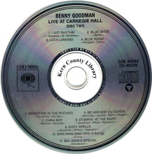 Laden Sie das Bild in den Galerie-Viewer, Benny Goodman : Live At Carnegie Hall (2xCD, Album, RE, RM)