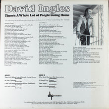 Charger l'image dans la galerie, David Ingles (2) : There's A Whole Lot Of People Going Home (LP)