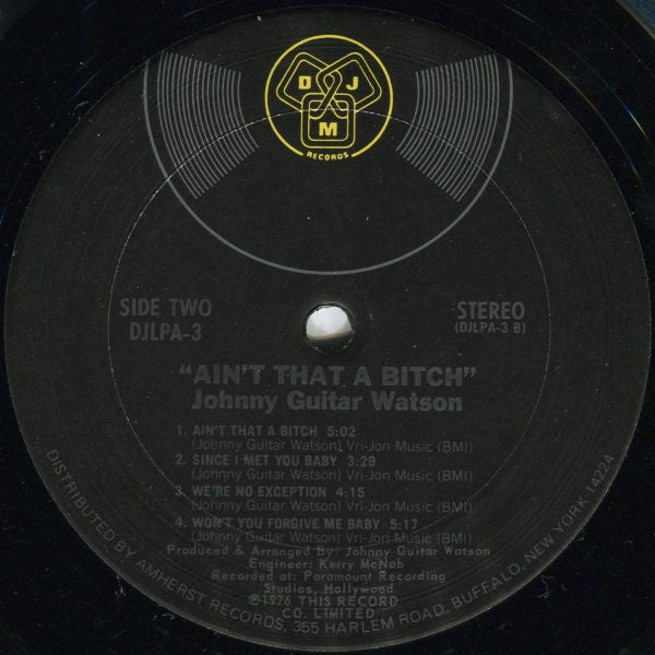 JOHNNY GUITAR WATSON　AIN'T THAT A BITCH