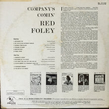 Charger l'image dans la galerie, Red Foley : Company's Comin' (LP, Album, Mono)