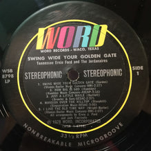 Load image into Gallery viewer, Tennessee Ernie Ford, The Jordanaires : Swing Wide Your Golden Gate (LP, Album)
