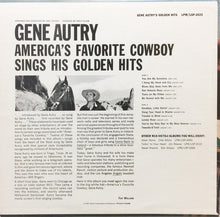 Load image into Gallery viewer, Gene Autry : America's Favorite Cowboy Sings His Golden Hits (LP, Album, Mono)