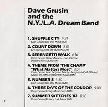 Laden Sie das Bild in den Galerie-Viewer, Dave Grusin And The NY-LA Dream Band : Dave Grusin And The NY-LA Dream Band (CD, Album)