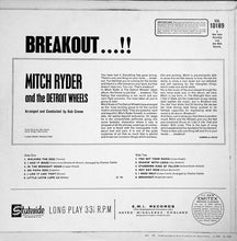 Load image into Gallery viewer, Mitch Ryder And The Detroit Wheels* : Breakout…!!! (LP, Album)