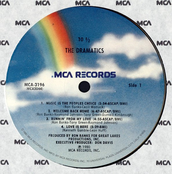Buy The Dramatics : 10½ (LP, Album, Pin) Online for a great price