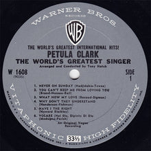 Load image into Gallery viewer, Petula Clark : The World's Greatest International Hits! (LP, Mono)
