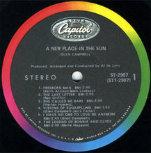 Load image into Gallery viewer, Glen Campbell : A New Place In The Sun (LP, Album, Los)