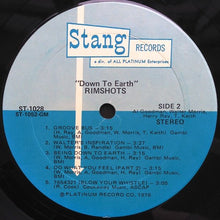 Laden Sie das Bild in den Galerie-Viewer, The Rimshots : Down To Earth (LP, Album, Mon)